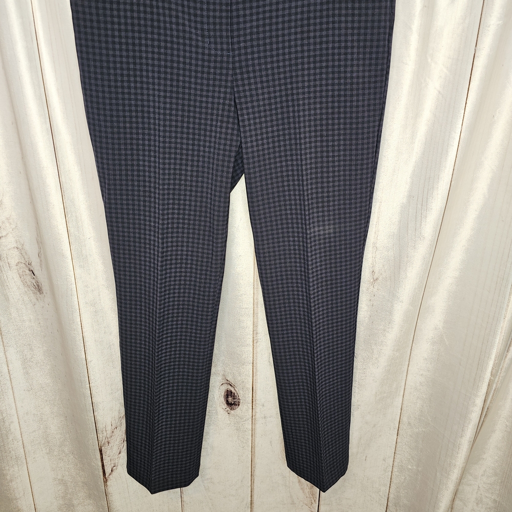Kut from the Kloth Dark Blue Checkered Trousers